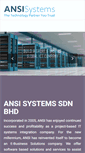 Mobile Screenshot of ansi.com.my